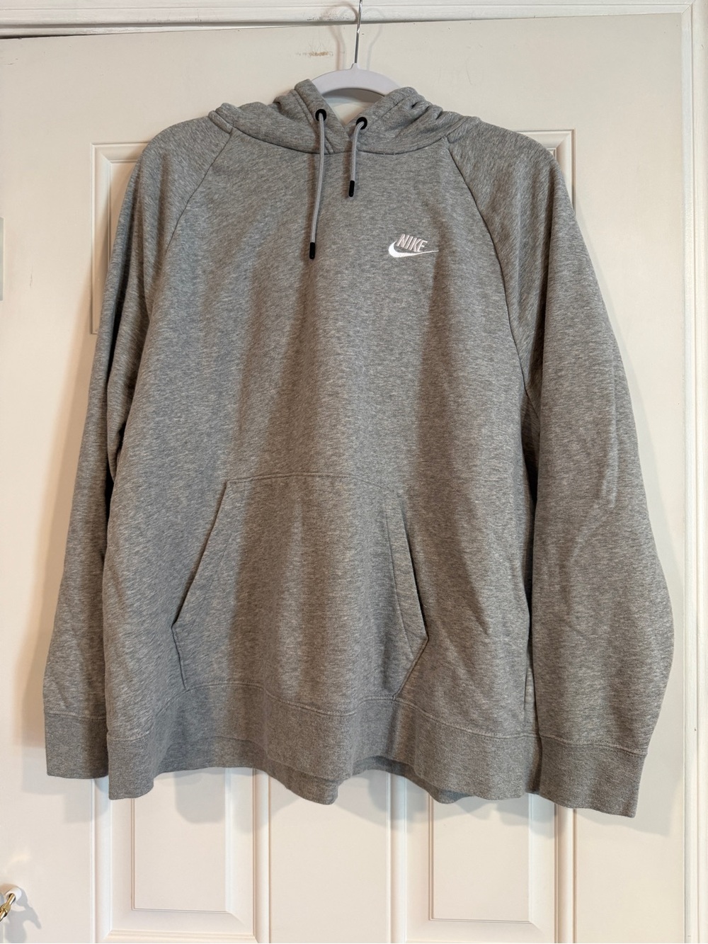 Nike Women’s plus size  Grey Hooded Pullover Sweatshirt
